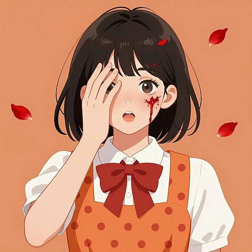 Dramatic Portrait of a Young Woman