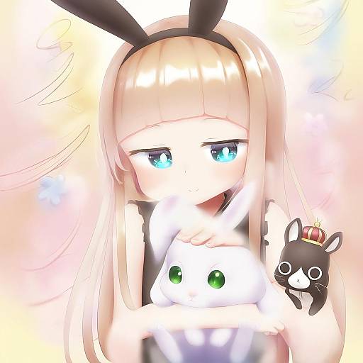 Illustration of Anko (gochiusa), gochuumon wa usagi desu ka? in the style of Inunoko.