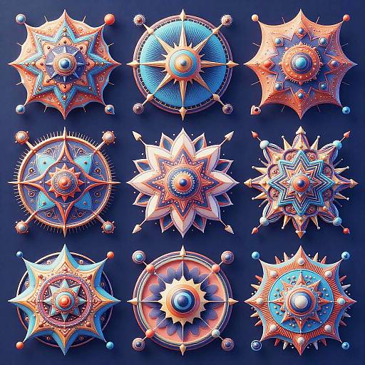 Futuristic AI Digital Art Showcase