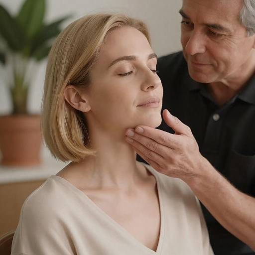 Intimate Close-Up of Gentle Connection