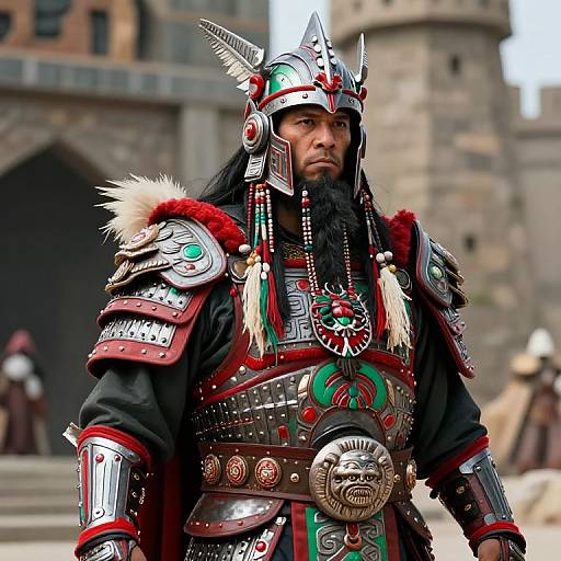 Majestic Orc King in Tribal Armor