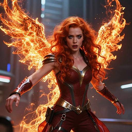 Jean Gray Inspired Fiery Phoenix
