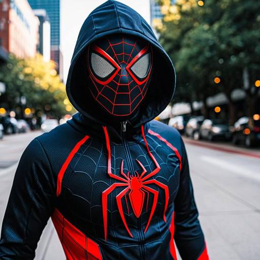 Stylish Miles Morales Cosplay Costume Idea