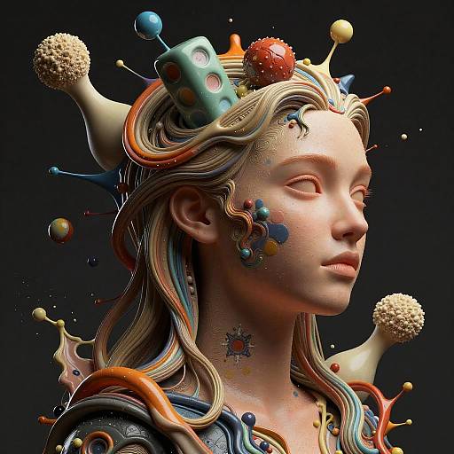 Hyperrealistic Digital Fantasy Portrait