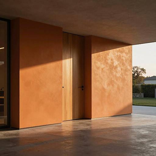 Hyperreal Ornate Modern Interior at Sunset