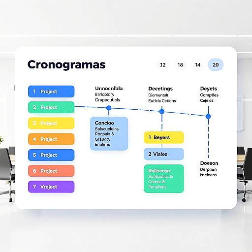 Modern Project Timeline Infographic