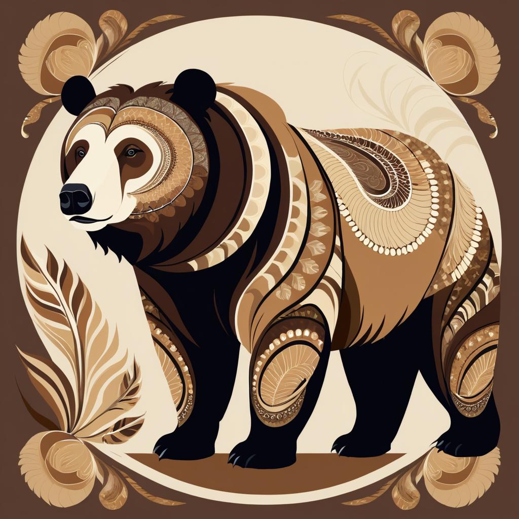 Exotic Bear-Inspired Mammal Design