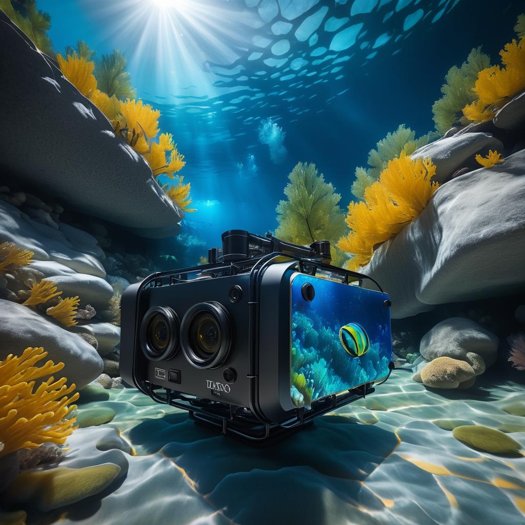 Dazzling Underwater Drone in Utah Canyon