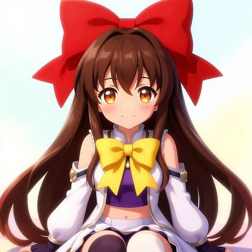 Photorealistic Reimu Hakurei Portrait