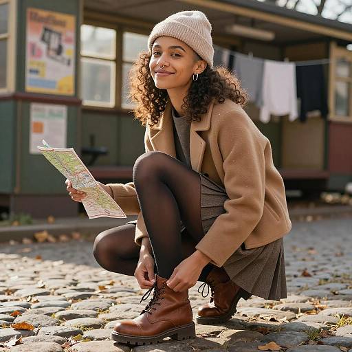 Urban Non-Binary Fashion Portrait