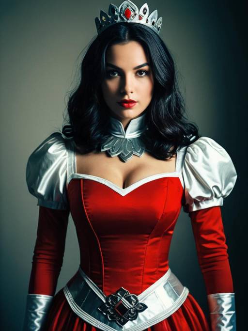 Photorealistic She-Costume Editorial Portrait