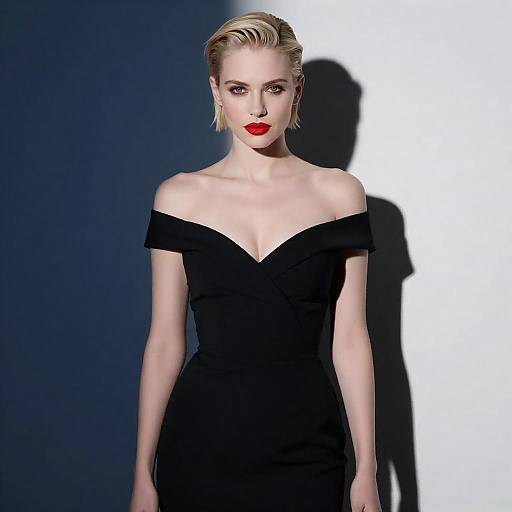 Dramatic Portrait of Confident Woman