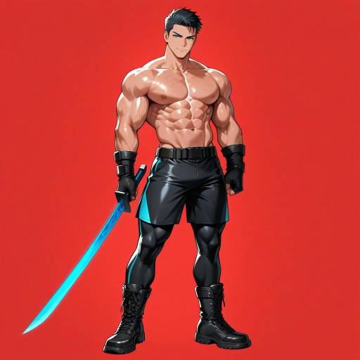 Mighty Warrior in Casual Stance Mighty Warrior in Casual Stance