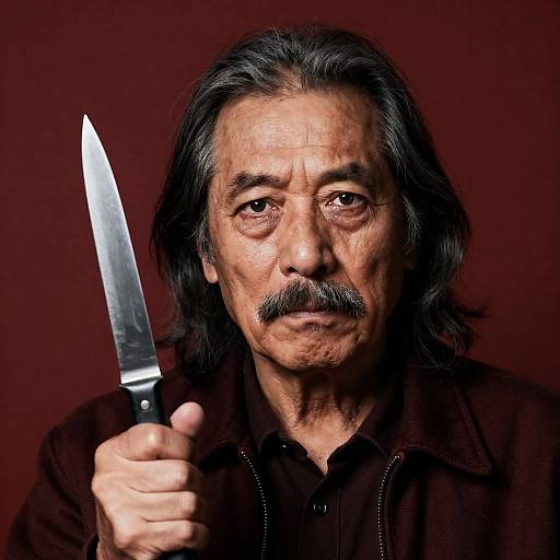 Intense Portrait of an Older Man