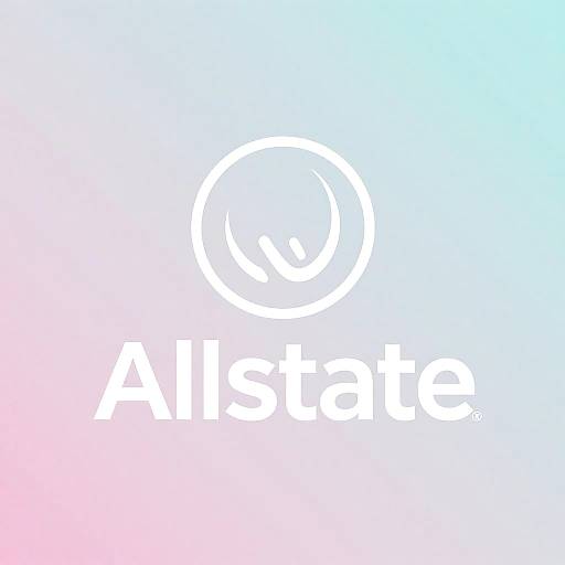 Allstate Logo on Pastel Gradient
