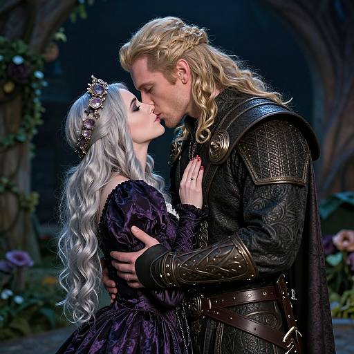 Gothic Fantasy Warrior's Night Kiss