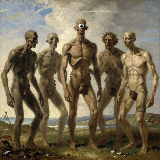 John Constable Style Ancient Giants