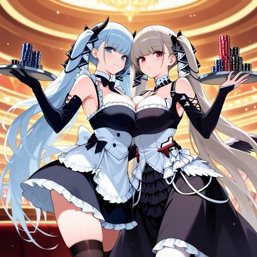 Casino Girls in Stylish Attire