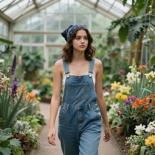 Photorealistic Walk in Glass Greenhouse