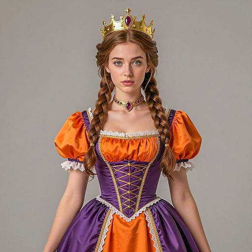 Fantasy Monarch Woman in Renaissance Dress