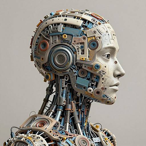 NoFace Robot Photorealistic Masterpiece