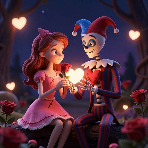 Stop Motion Style Valentine Romance