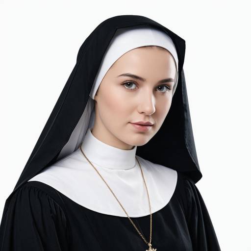 Young Nun in Traditional Habit