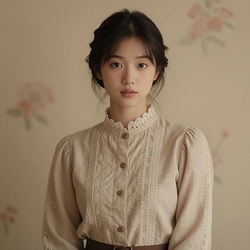 Vintage-Inspired Fashion Portrait