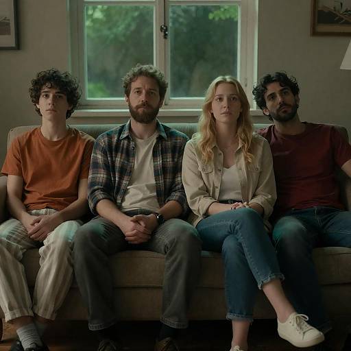 Cozy Gathering in Dim Lighting