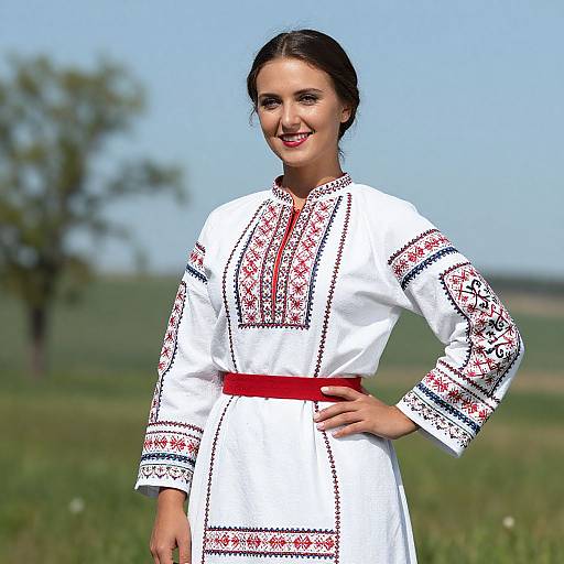 Romanian Folk Costume Woman