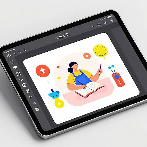 Sleek Clipart Maker UI Design