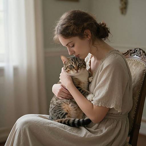 Timeless Elegance and Cat's Gaze