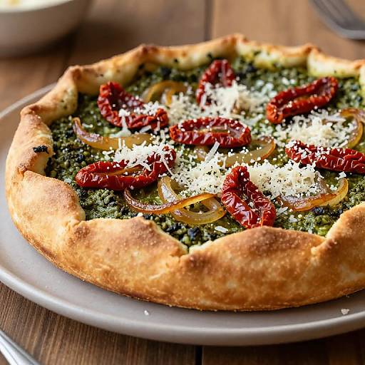 Rustic Layered Pizzacake Delicacy