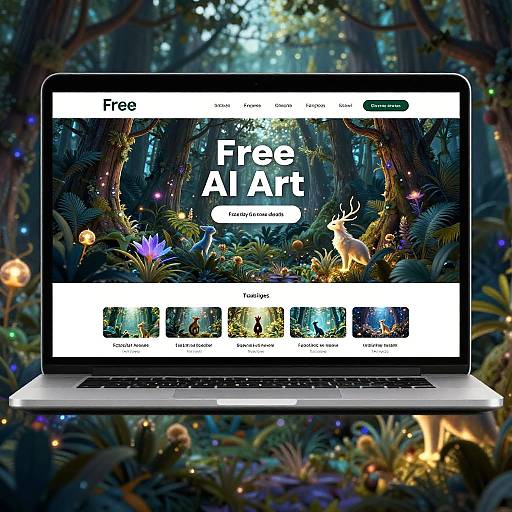 Dreamlike AI Art of Enchanted Forests