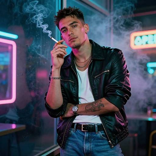 Andrew Tate 90s Neon Cigarettes