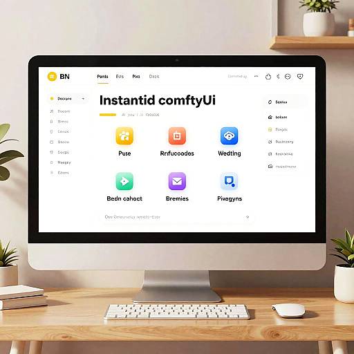 Cozy Modern AI Generation UI