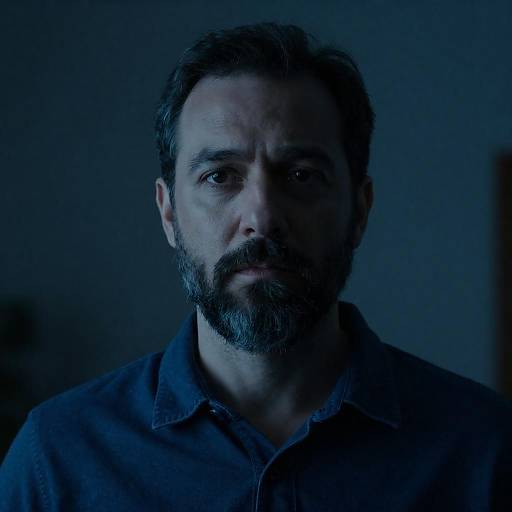 Cinematic Portrait of a Mysterious Man