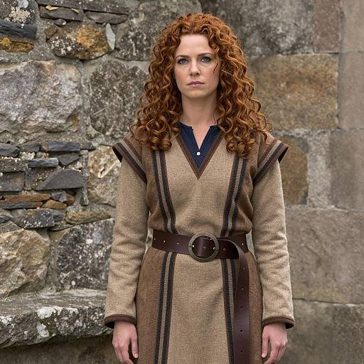 Medieval Woman in Photorealistic Costume