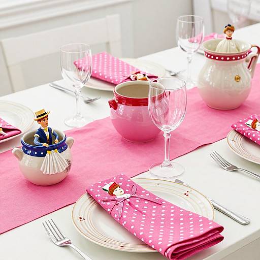 Mary Poppins Themed Vibrant Table Decor