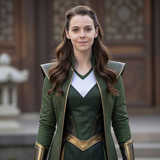 Adult Sylvie Loki in Chinese Costume