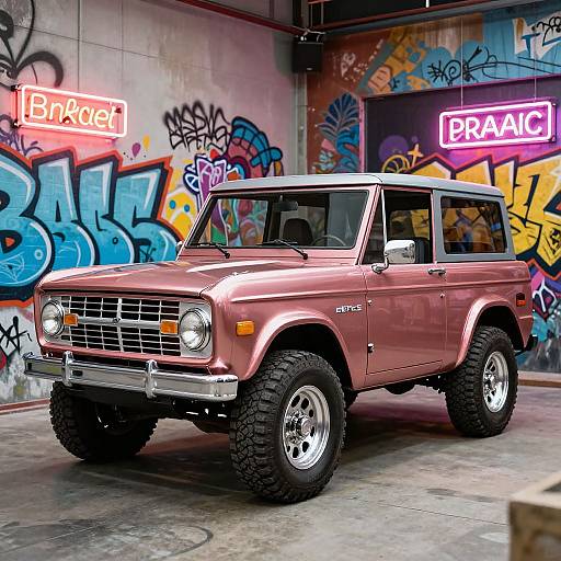 Vintage Rose Gold Bronco in Urban Gallery