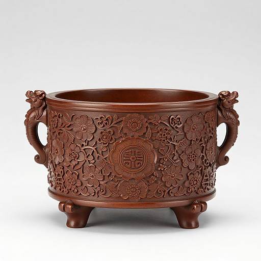 Murakami Kibori Tsuishu Incense Holder