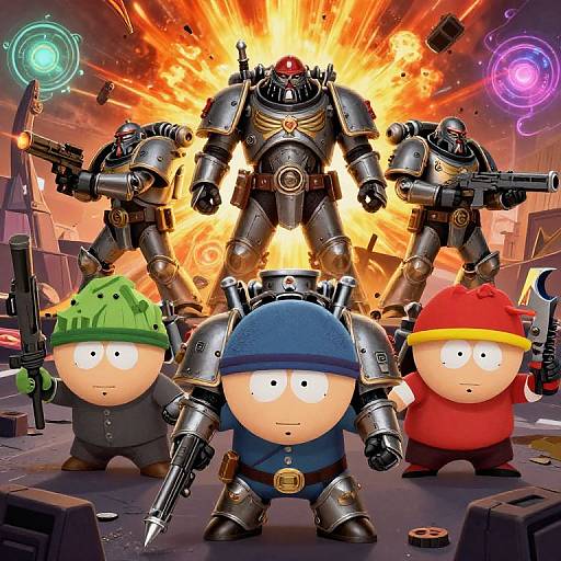 Southpark Characters as Warhammer Soldiers
