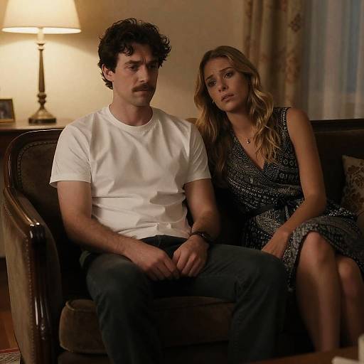 Intimate Home Setting with Couple