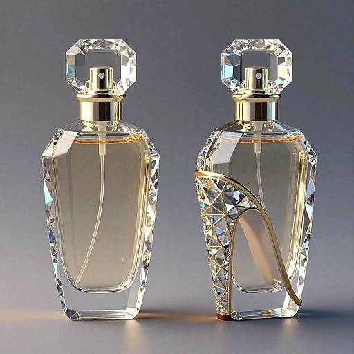 Art Deco Glass Perfume Bottles