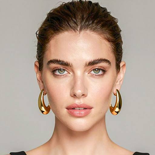 Elegant Portrait of a Fair-Skinned Woman