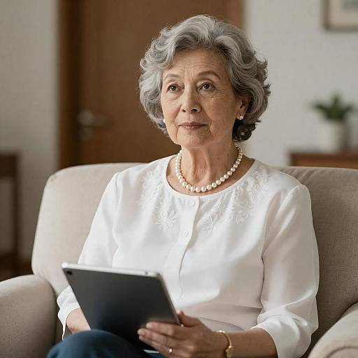 Elegant Portrait of an Older Woman