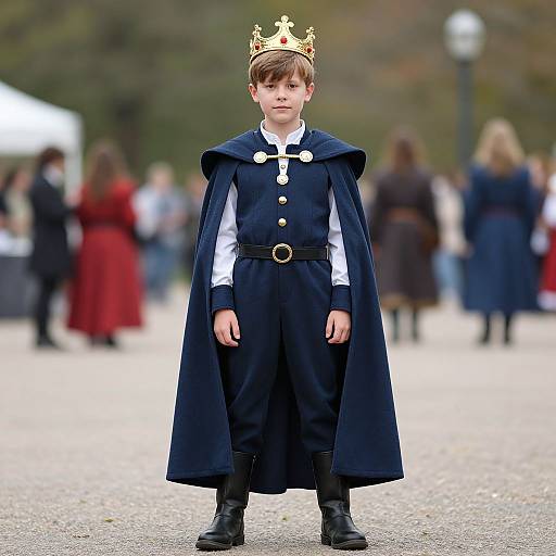 King Hill Dale in Regal Costume