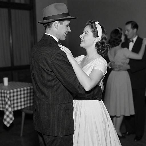 1940s Dance Night in Black-and-White