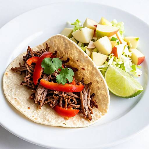 Tender Chipotle Pulled Pork Tortilla